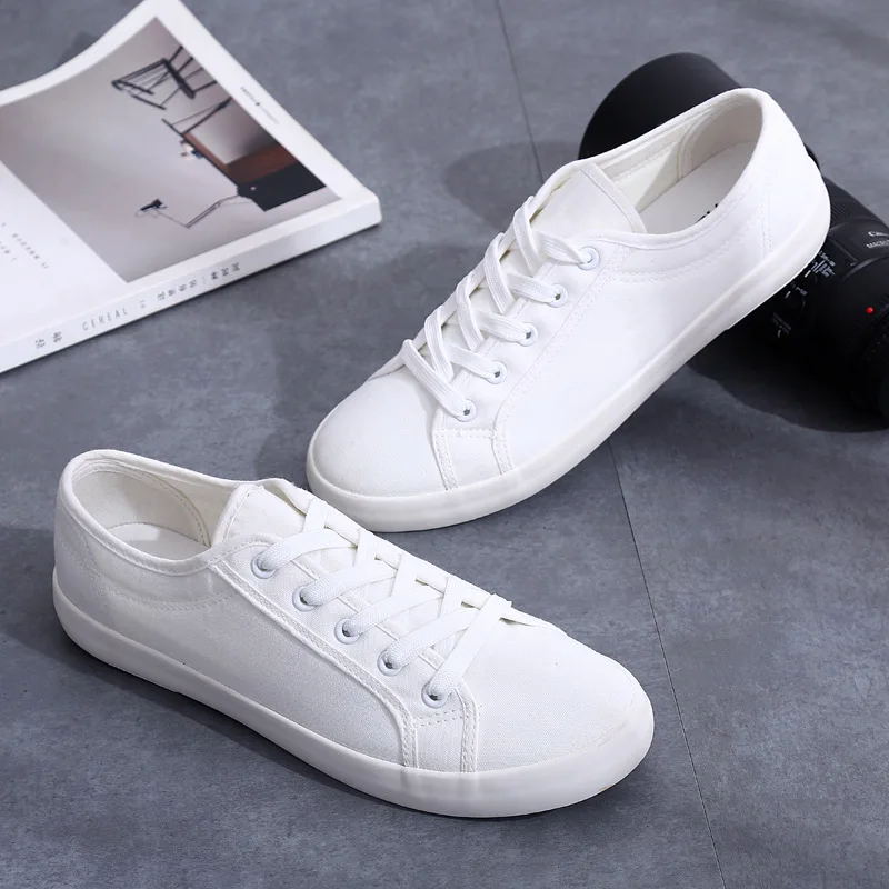White Sneaker Care Kit - Beyaz çift kanvas ayakkabılar yaz ayakkabı