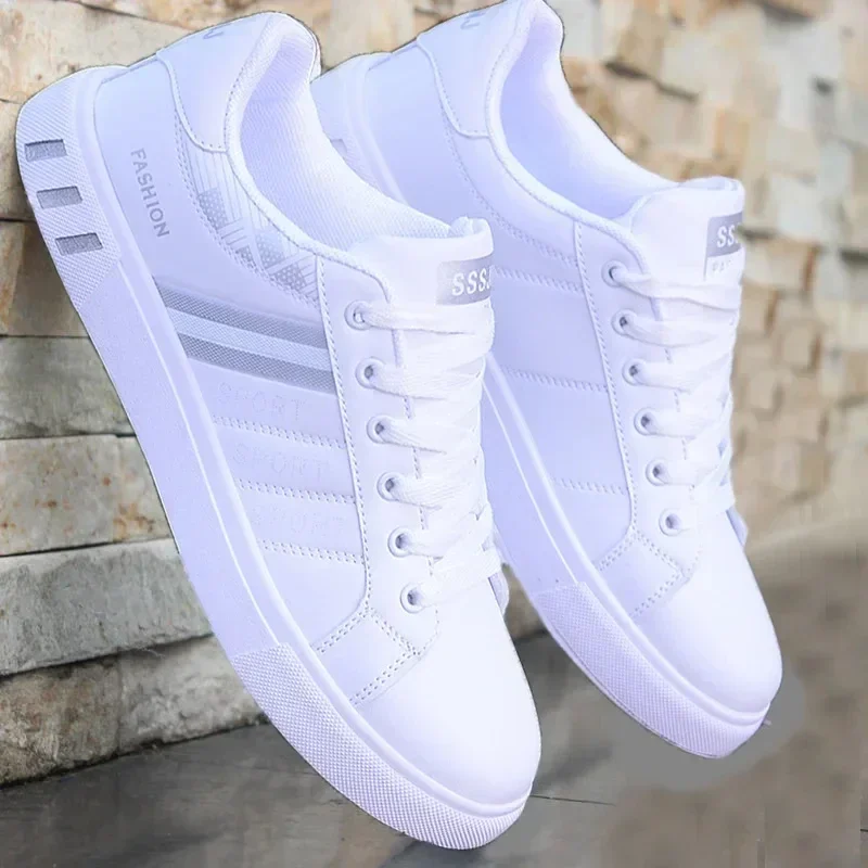 White Sneaker Care Kit - Erkek spor ayakkabı beyaz rahat ayakkabılar