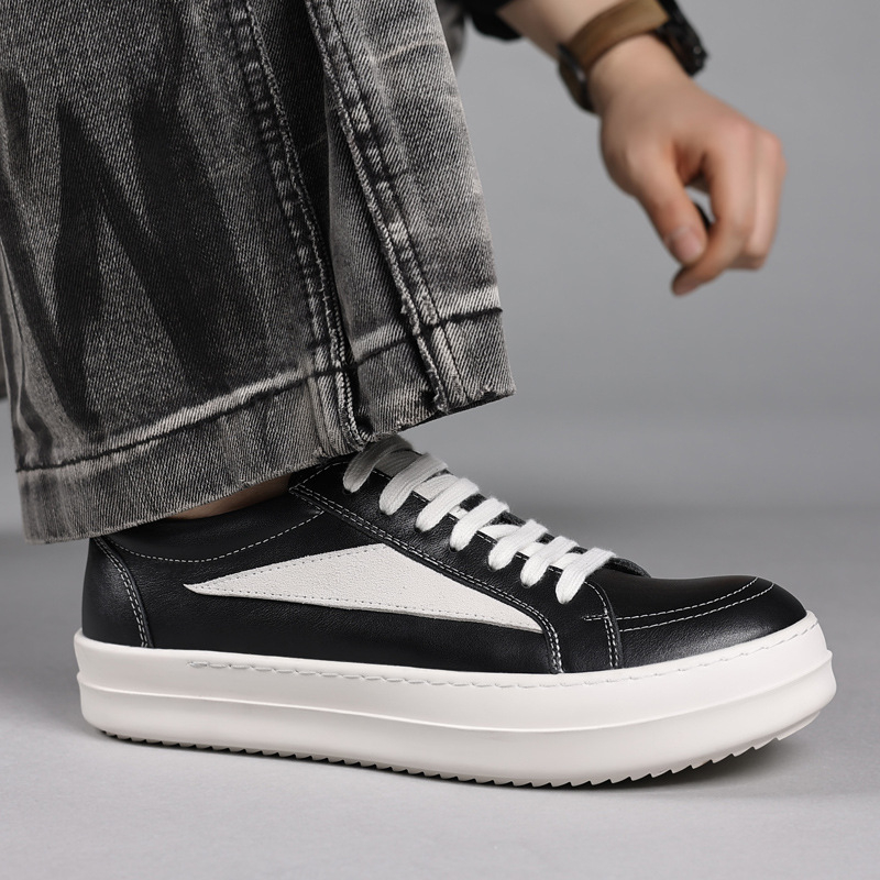 Erkek Siyah Hakiki Deri Platfo - White Sneaker Care Kit incelemesi ve fiyatı